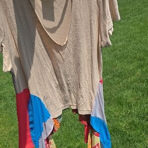 The MORGAN FACTORY Bohemian Multicolor Tunic Top